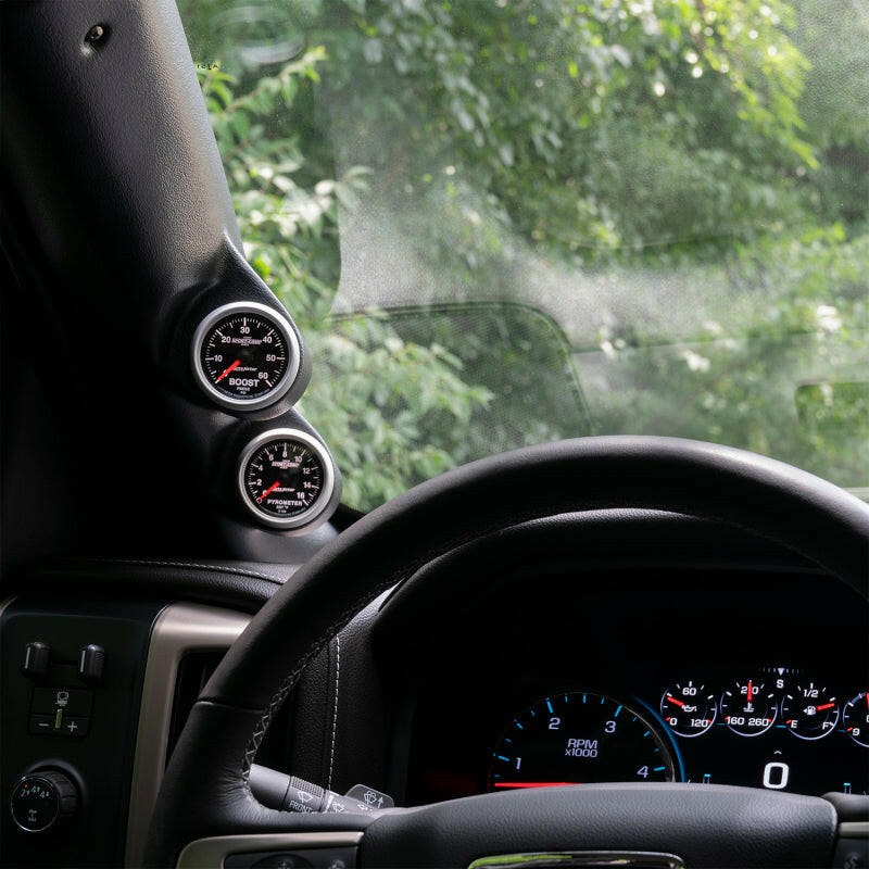 Autometer 2-1/16in Dual Pillar 14-15 Chevy Full Size (Gen 3) Gauge Pods AutoMeter