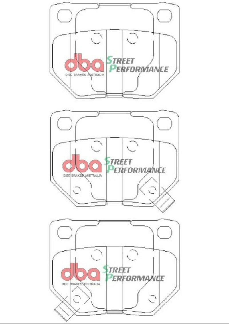 DBA 06-07 Subaru WRX SP500 Rear Brake Pads Brake Pads - Performance DBA