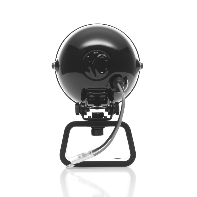KC HiLiTES Rally 400 4in. Round Halogen Light 55w Spread Beam (Pair Pack System) - Black Light Bars & Cubes KC HiLiTES