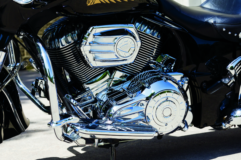 Kuryakyn Transmission Cover Indian Chrome Exterior Trim Kuryakyn