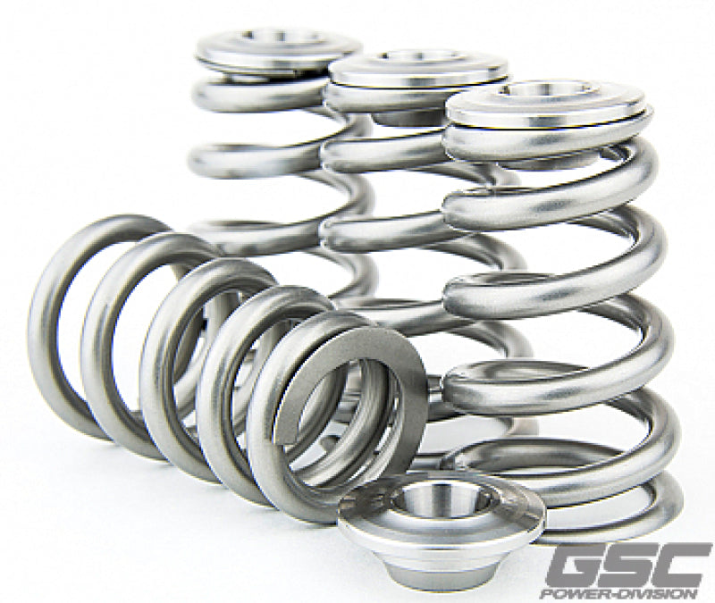 GSC P-D Nissan TB48 Ti Retainer Steel Spring Seat HP Conical Valve Spring Kit Valve Springs, Retainers GSC Power Division