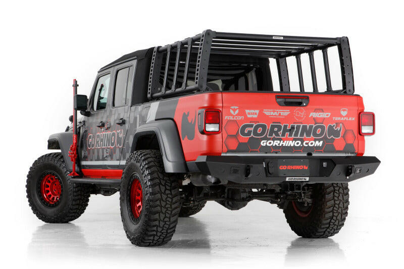 Go Rhino 19-21 Jeep Gladiator XRS Overland Xtreme Rack - Box 2 (Req. gor5950000T-01) Truck Bed Rack Go Rhino