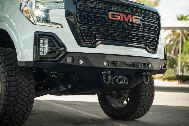 DV8 19-21 GMC Sierra 1500 Spec Series Front Bumper Bumpers - Steel DV8 Offroad