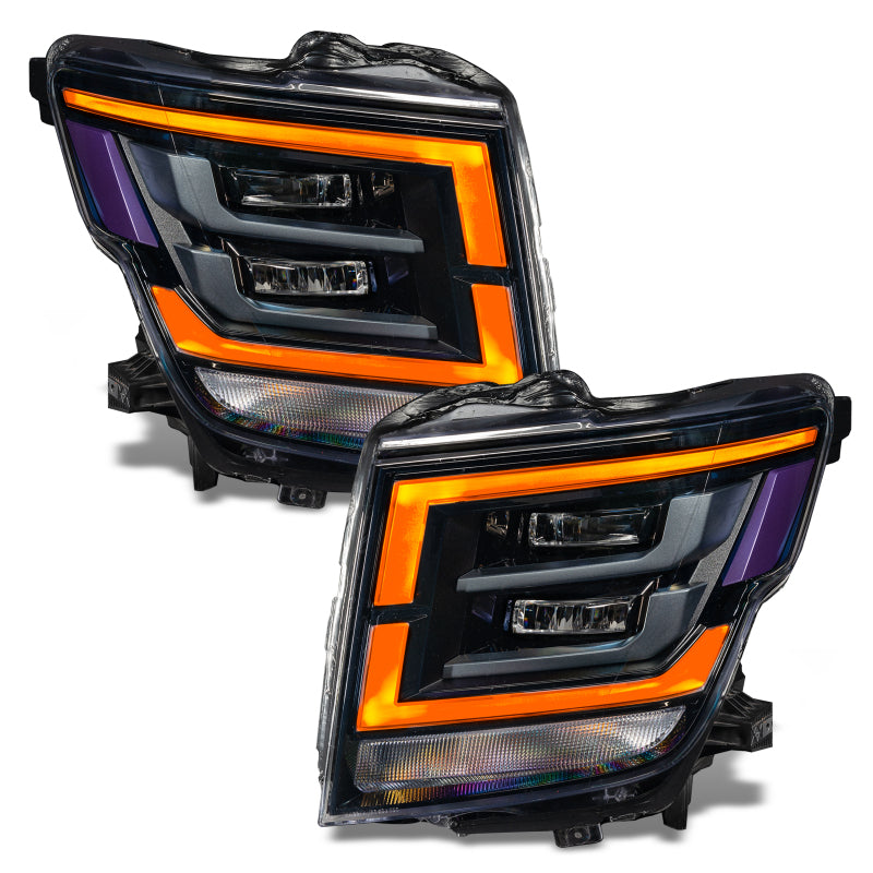 Oracle 21-22 Nissan Titan RGB+W Headlight DRL Upgrade - ColorSHIFT w/o Controller Headlights ORACLE Lighting