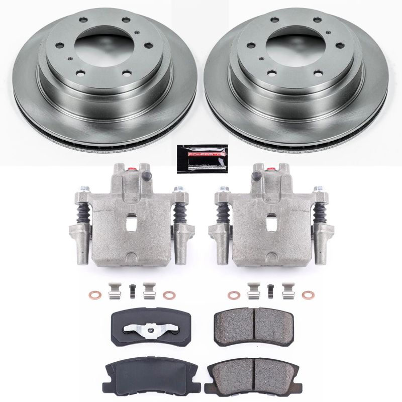 Power Stop 01-06 Mitsubishi Montero Rear Autospecialty Brake Kit w/Calipers Brake Kits - OE PowerStop