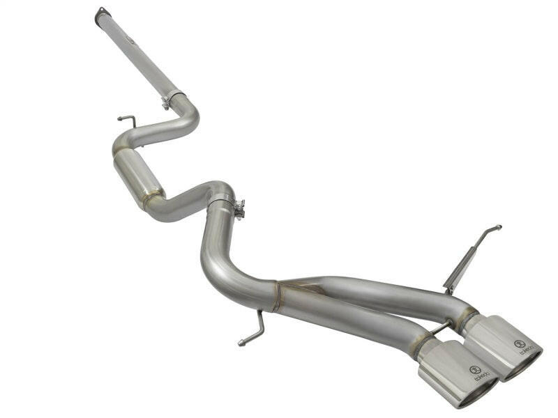 aFe POWER Takeda 3in 304 SS Cat-Back Exhaust w/ Polished Tips 13-17 Ford Focus ST L4-2.0L (t) Catback aFe