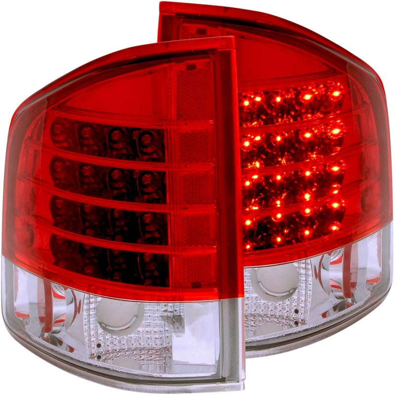 ANZO 1995-2005 Chevrolet S-10 LED Taillights Red/Clear Tail Lights ANZO
