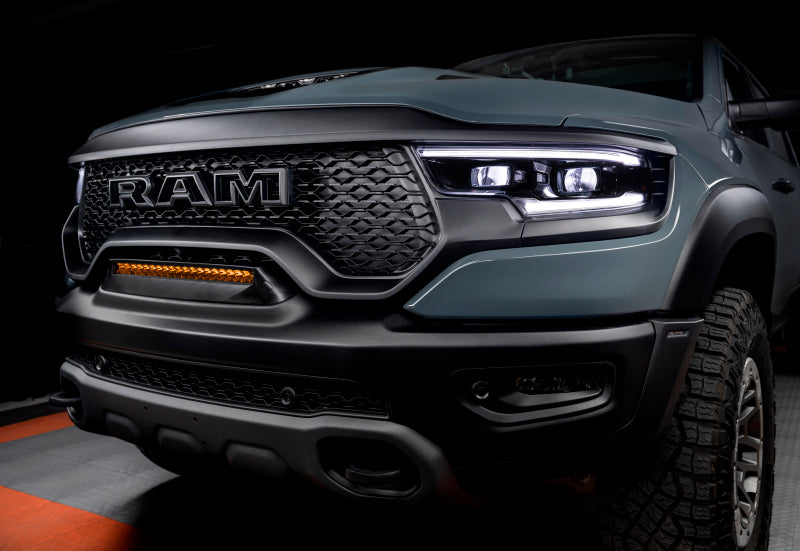 Oracle 19-22 RAM Rebel/TRX Front Bumper Flush LED Light Bar System Light Mounts ORACLE Lighting