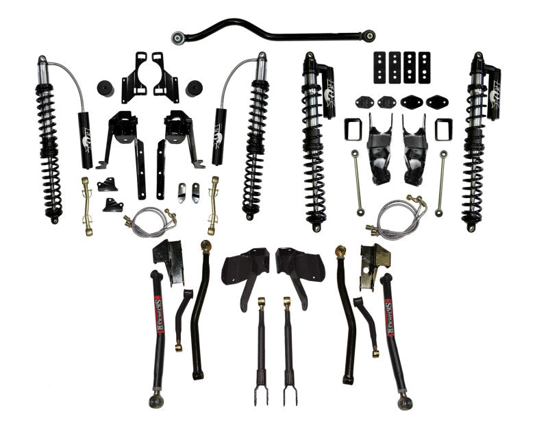 Skyjacker 07-16 Jeep JK 3.5-4.5in Long Arm LeDuc Series Coil-Over Kit (Requires Pitman Arm) Coilovers Skyjacker