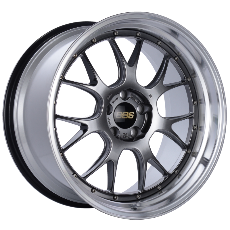 BBS LM-R 20x11 5x114.3 ET20 CB66 Diamond Black Center Diamond Cut Lip Wheel Wheels - Forged BBS