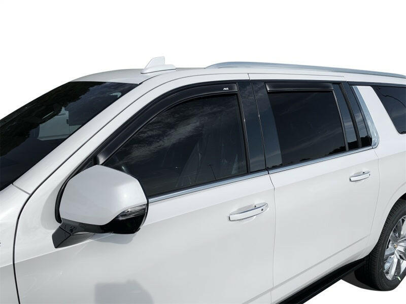 AVS 2021 GM Suburban/Yukon XL/Escalade ESV Ventvisor In-Channel Window Deflectors 4pc - Smoke Wind Deflectors AVS