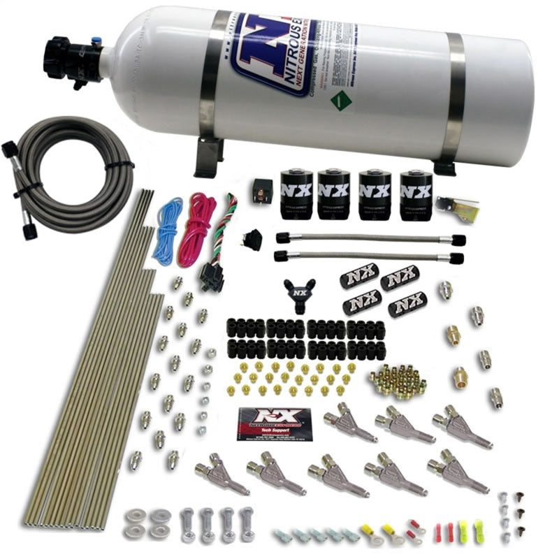 Nitrous Express Vortech Nozzle Nitrous Kit w/15lb Bottle Nitrous Systems Nitrous Express