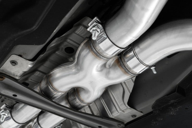 MBRP 17+ Infiniti Q60 3.0L RWD/AWD 3in Cat-Back Dual Split Rear Street Version w/4.5in OD Tips -T304 Catback MBRP