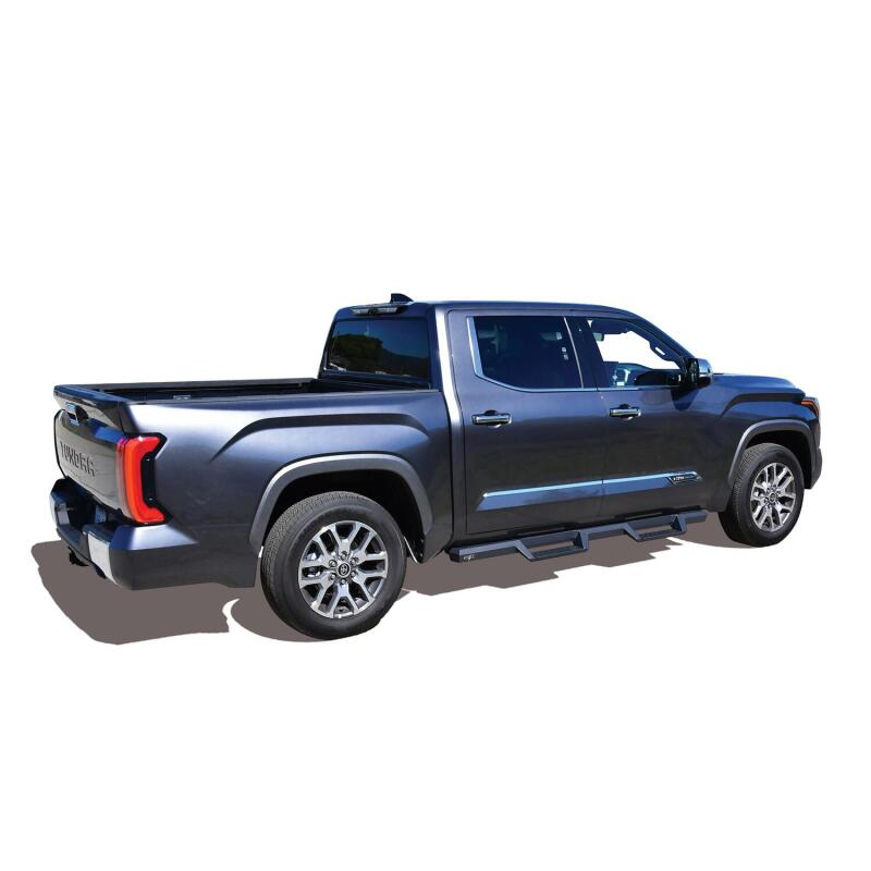 Westin Toyota Tundra CrewMax 2022 Drop Nerf Step Bars - Textured Black Nerf Bars Westin
