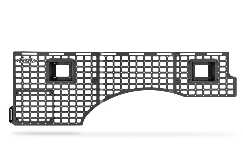 ADD 2021+ Ford F150 Raptor 66in Bed Side Molle Panels - Passenger Rear Exterior Trim Addictive Desert Designs