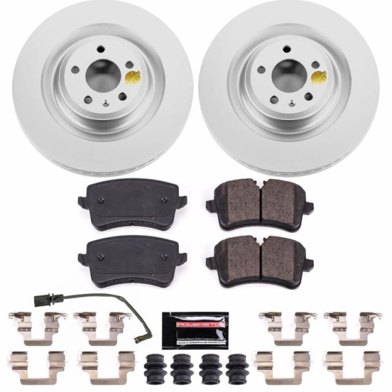 Power Stop 16-18 Audi A7 Quattro Rear Z23 Evolution Sport Coated Brake Kit Brake Kits - Performance D&S PowerStop