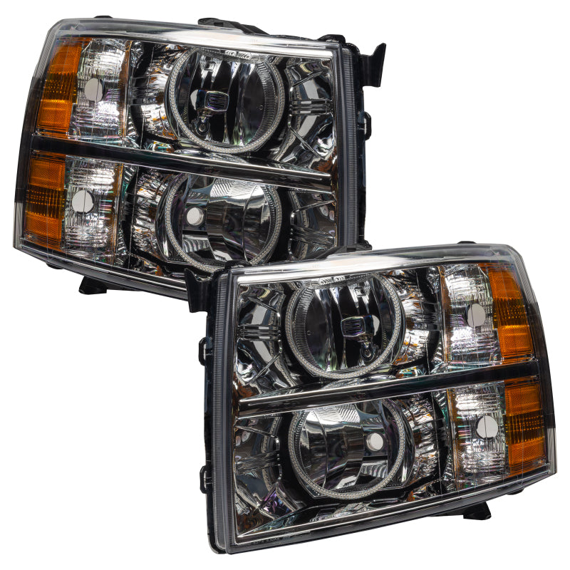 Oracle 07-13 Chevrolet Silverado SMD HL - Round Style - ColorSHIFT w/o Controller Headlights ORACLE Lighting