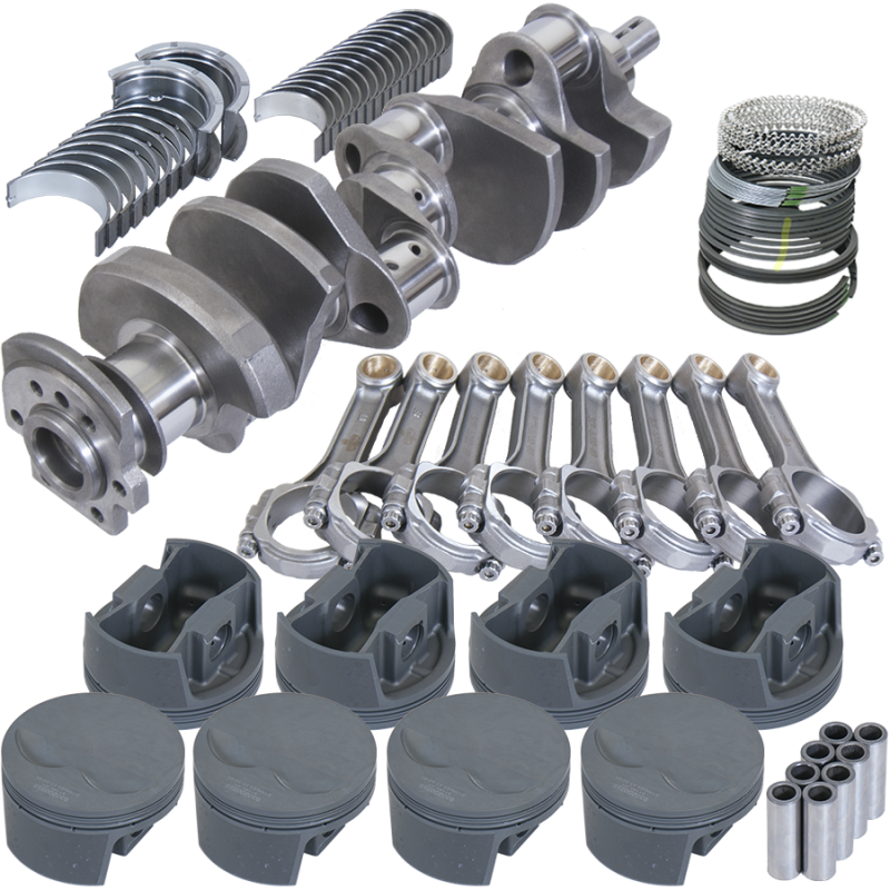 Eagle Chevy 400 3.750in Crank 5.700in I-Beam Rods -5cc Flat Top 4.125in Pistons Rotating Assembly Rotating Assemblies Eagle