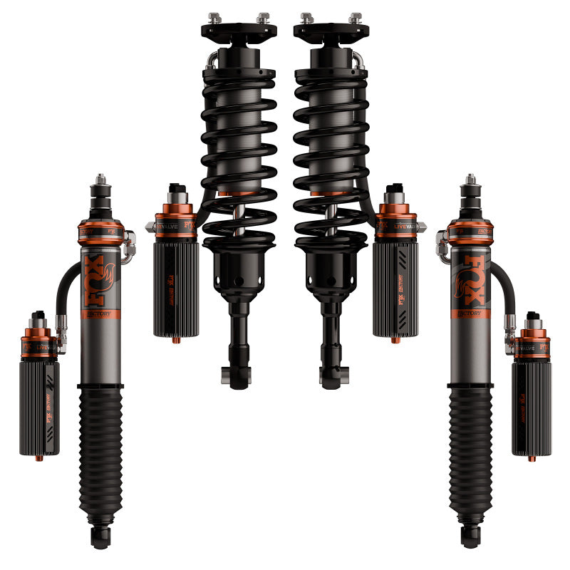 Fox 2024+ Toyota Tacoma 3.2 Factory Race Live Valve Internal Bypass Coilover Kit - 2-3in Lift Shocks and Struts FOX