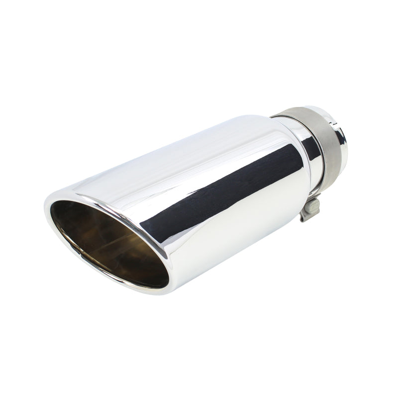 Go Rhino Exhaust Tip - Chrome - ID 3 1/2in x L 14in x OD 5in Tips Go Rhino