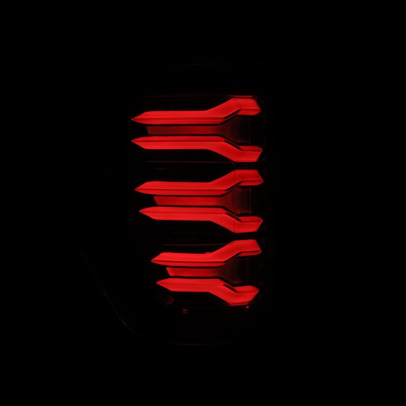 AlphaRex 21-22 Ford F150 LUXX LED Projector Tail Lights - Alpha-Black Tail Lights AlphaRex