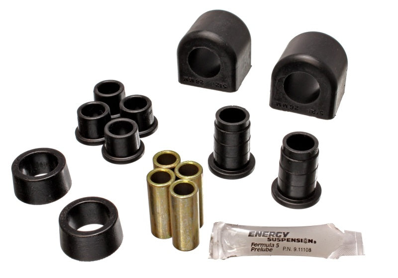 Energy Suspension 30Mm Corvette Front Stab Bar - Black Bushing Kits Energy Suspension