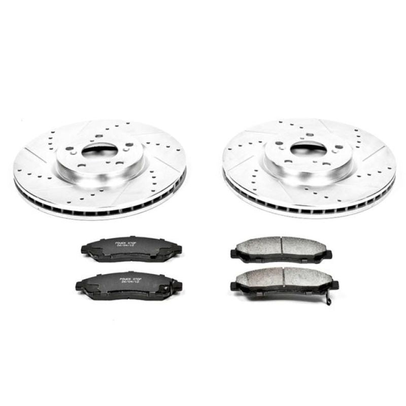 Power Stop 07-13 Acura MDX Front Z23 Evolution Sport Brake Kit Brake Kits - Performance D&S PowerStop