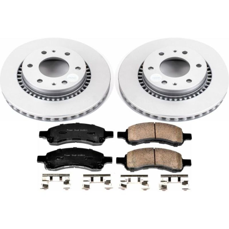 Power Stop 06-07 Buick Rainier Front Z17 Evolution Geomet Coated Brake Kit Brake Kits - Performance Blank PowerStop