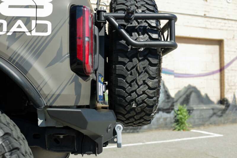 DV8 Offroad 2021+ Ford Bronco Competition Series Rear Bumper Bumpers - Steel DV8 Offroad