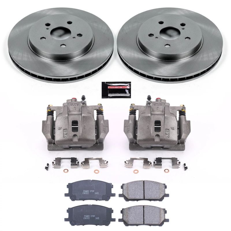 Power Stop 04-06 Lexus RX330 Front Autospecialty Brake Kit w/Calipers Brake Kits - OE PowerStop