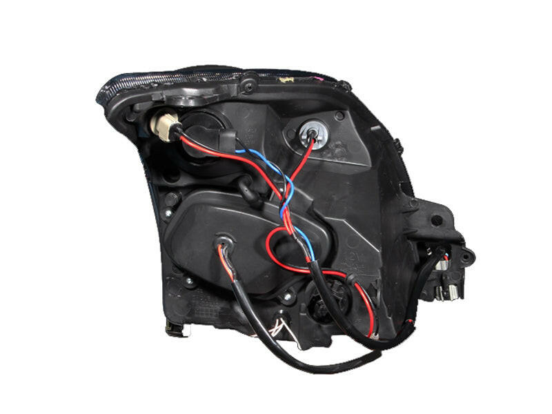 ANZO 2007-2012 Nissan Sentra Projector Headlights Black Headlights ANZO