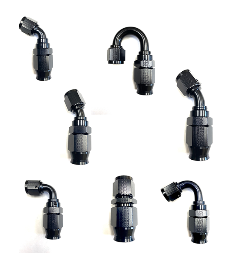 Fragola -6AN Race-Rite Reusable PTFE Hose End 120 Degree Fittings Fragola