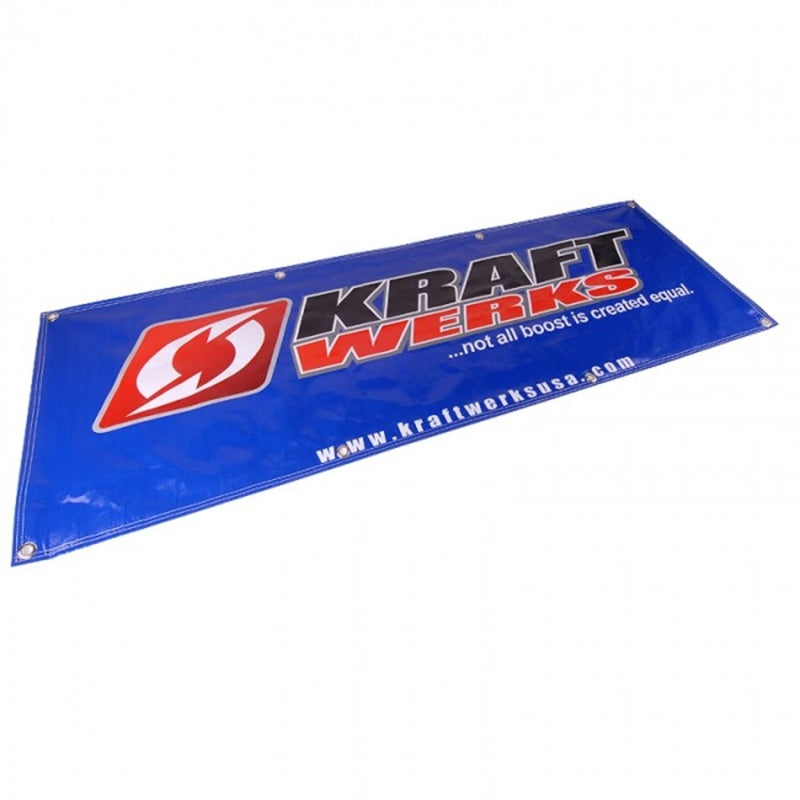 KraftWerks 6 Ft Vinyl Shop Banner - Silver Uncategorized KraftWerks