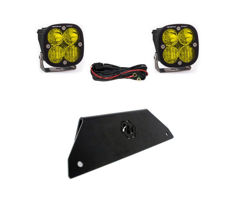 Baja Designs Polaris RZR Pro XP Lower Bumper LED Light Kit Sport D/C Amber Light Bars & Cubes Baja Designs