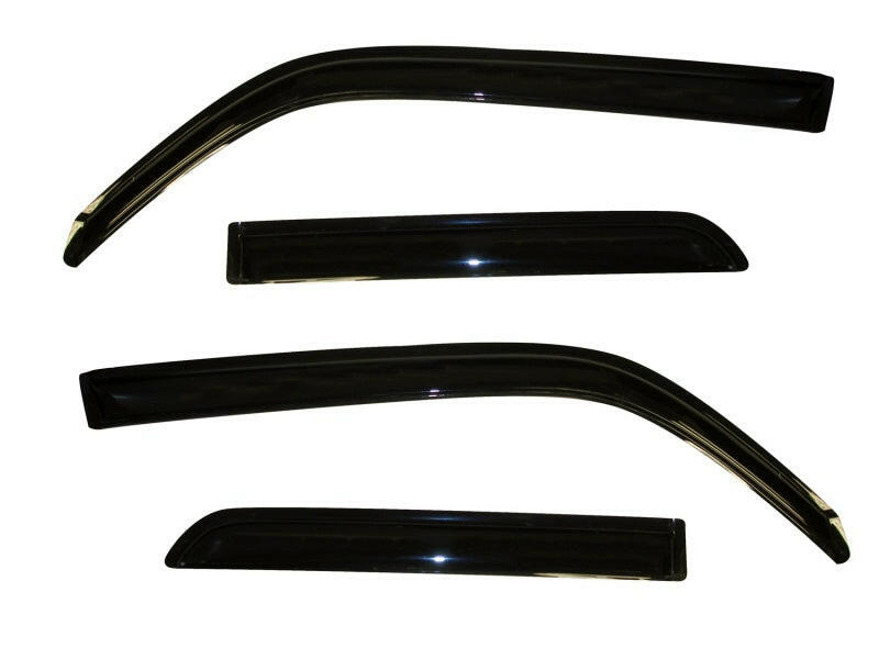 AVS 10-18 Toyota 4Runner Ventvisor Outside Mount Window Deflectors 4pc - Smoke Wind Deflectors AVS
