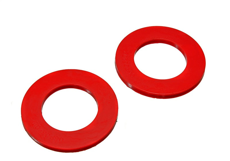 Energy Suspension Front Coil Spring Isolator Set - Red Bushing Kits Energy Suspension