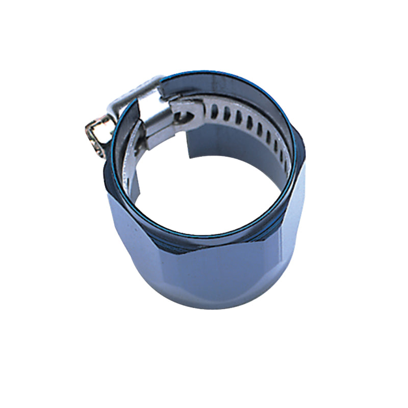 Russell Performance -12 AN Anodized Blue Tube Seal Hose End Clamps Russell