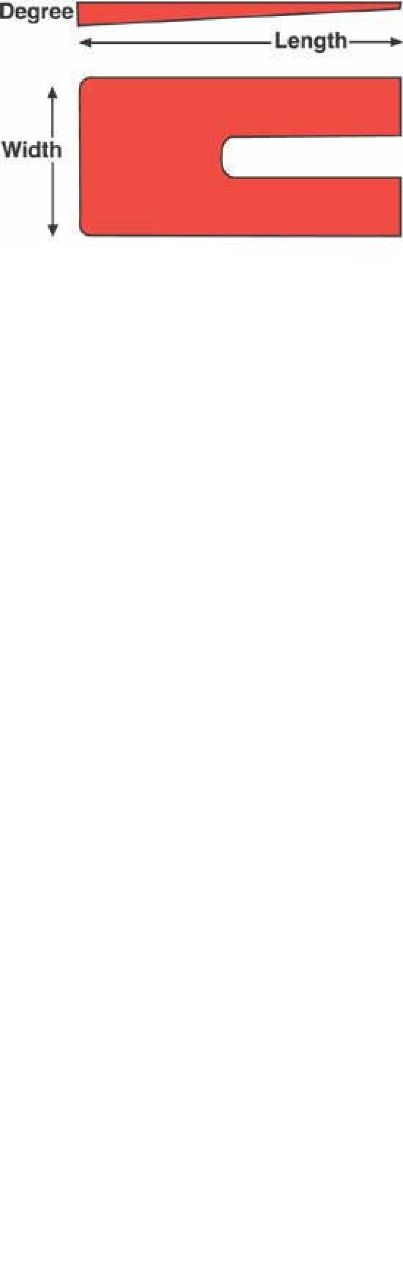 SPC Performance AL SHMS 2.5X5X0.5 deg. (6) Alignment Kits SPC Performance