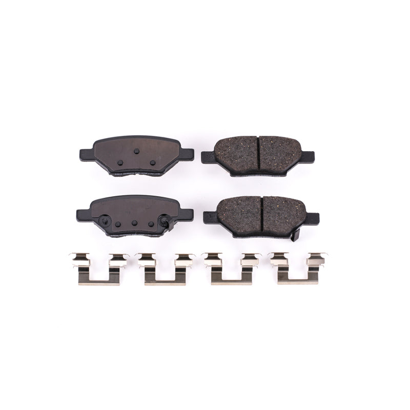 Power Stop 05-08 Chevrolet Cobalt Rear Z17 Evolution Ceramic Brake Pads w/Hardware Brake Pads - OE PowerStop