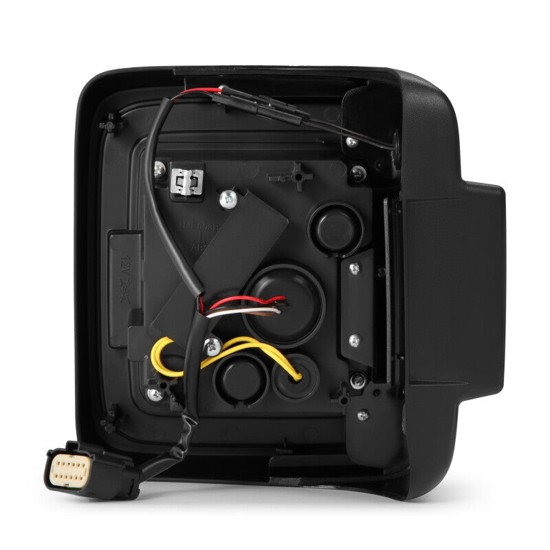 AlphaRex 18-23 Jeep Wrangler JL NOVA Prismatic LED Taillights Alpha-Black Tail Lights AlphaRex