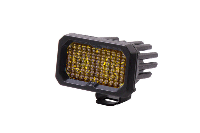 Diode Dynamics Stage Series 2 In LED Pod Sport - Yellow Flood Standard ABL Each Light Accessories and Wiring Diode Dynamics