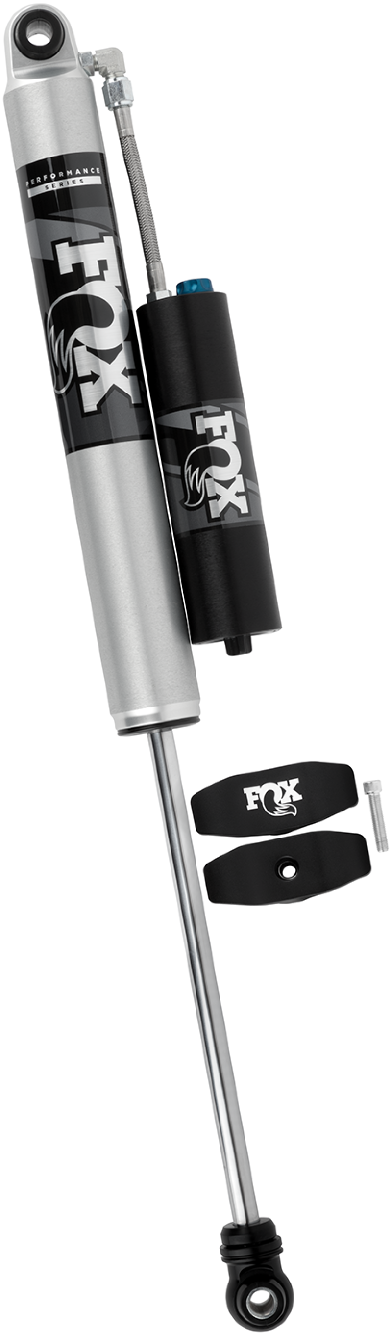 Fox 2017+ Ford Super Duty 2.0 Perf Series 12.1in. Smooth Body IFP Rear Shock / 0-1in. Lift w/ CD Adj Shocks and Struts FOX