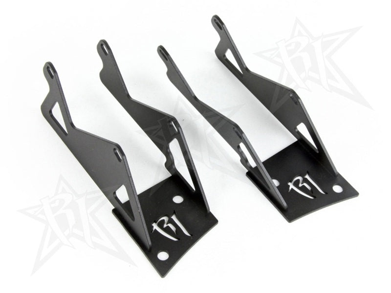 Rigid Industries Jeep JK - Double A-Pillar Mount - Mounts 2 sets of Dually/D2 Light Mounts Rigid Industries