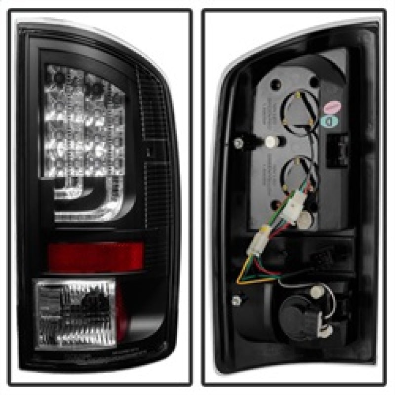 Spyder Dodge Ram 02-06 1500 Version 2 LED Tail Light - Black ALT-YD-DRAM02V2-LED-BK Tail Lights SPYDER