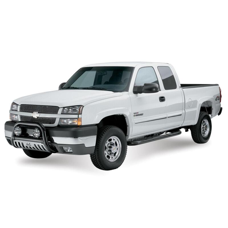Westin 1999-2013 Chevy Silverado 1500 Crew Cab Signature 3 Nerf Step Bars - Black Nerf Bars Westin