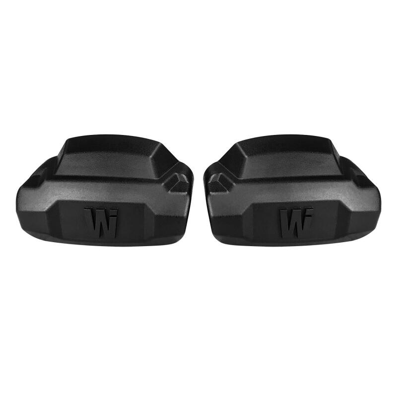 Westin R5 LED Light Kit - 4 End Caps Integrated LED Lights w/ Wiring Harness - Black Nerf Bars Westin