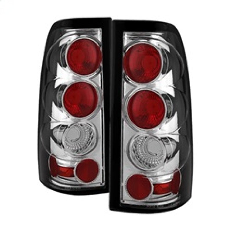 Spyder Chevy Silverado 1500 03-06 (Does Not Fit Stepside)Euro Style Tail Lights Chrm ALT-YD-CS03-C Tail Lights SPYDER