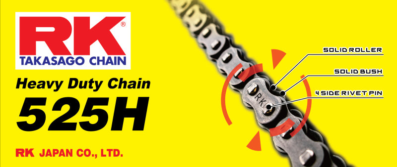 RK Chain RK-M 525H-130L - Natural Chains RK Chain
