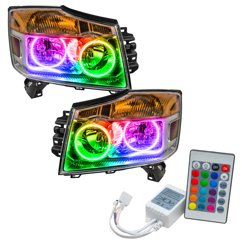 Oracle 08-15 Nissan Armada SMD HL - ColorSHIFT w/ Simple Controller Headlights ORACLE Lighting