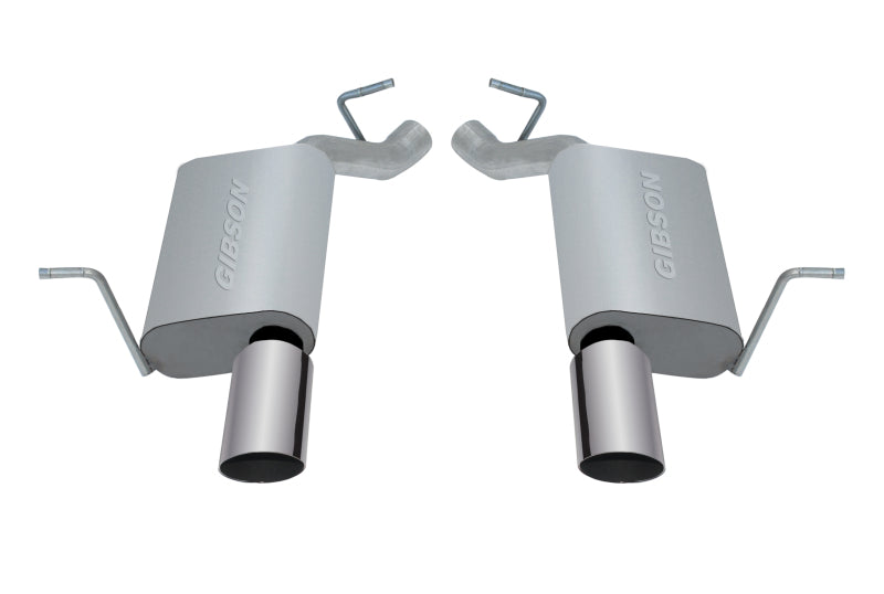 Gibson 11-18 Jeep Grand Cherokee Laredo 3.6L 2.25in Axle-Back Dual Exhaust - Aluminized Axle Back Gibson
